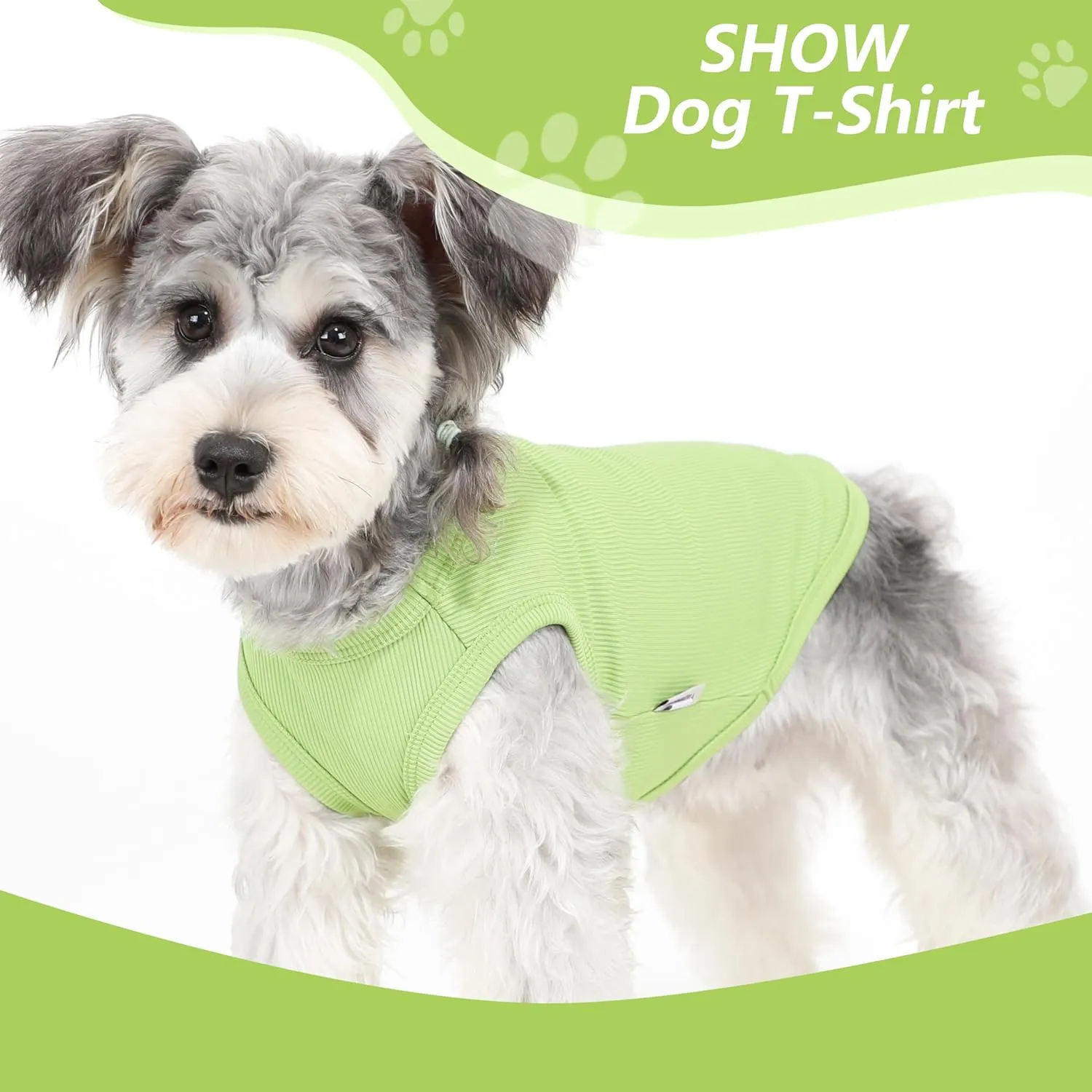 2 Pack Dog Clothes for Small Dogs Summer Dog Shirt Vest Girl Boy Lightweight Puppy T-Shirts Blank Soft and Cool Pet Clothing Sleeveless Medium Large Dog Outfit (Black Avocado Green, X-Large)