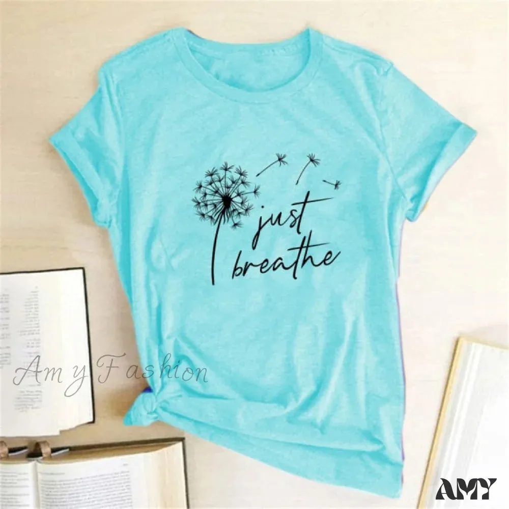 Amy Fashion - Women Sleeve Graphic Tee Harajuku T-Shirts