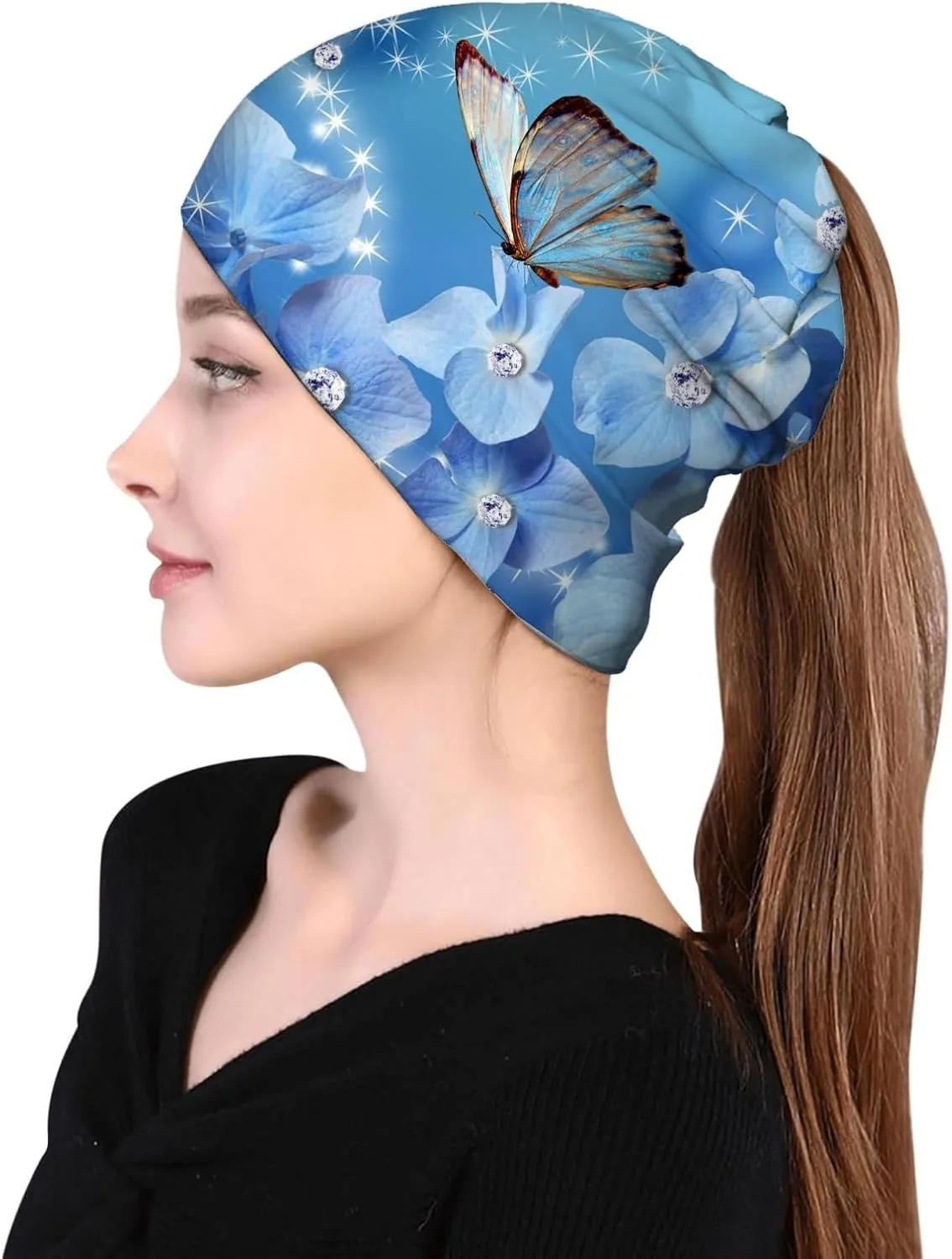 Beanie Chemo Hat Cancer Headwear Skull Hat Knitted Hat Scarf Nightcap Skull Cap for Women Men