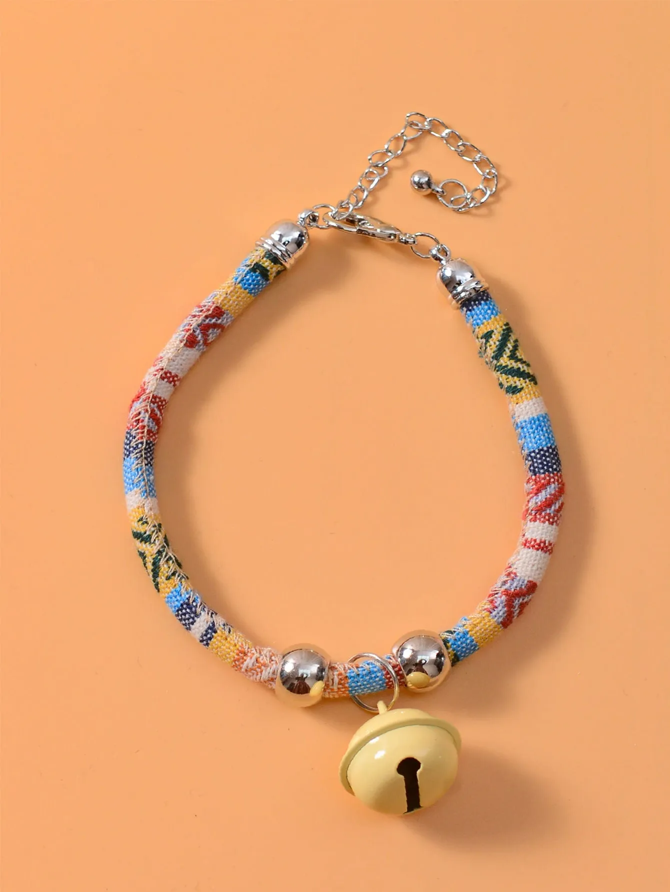 Bell Decor Graphic Cat Necklace