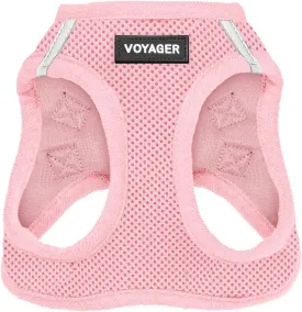 Best Pet Supplies Voyager Step-in Air Dog Harness - All Weather Mesh, Reflective, No Pull Harness for Small, Medium Dogs, Cats - Secure with Hook & Loop Fastener, Buckle, Double D-Rings - Pink, XS