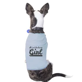 Birthday Girl Pets Sky Blue Shirt