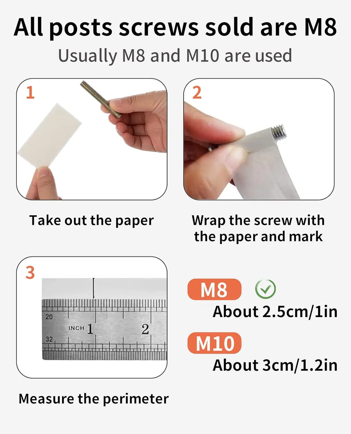 BNOSDM 4 Pcs M8 15x2.75 Cat Tree Scratching Post Replacement Parts for Indoor Cats Tower Rope Scratch Poles Refill Jute Pole Part for Refurbishment Hemp Gray