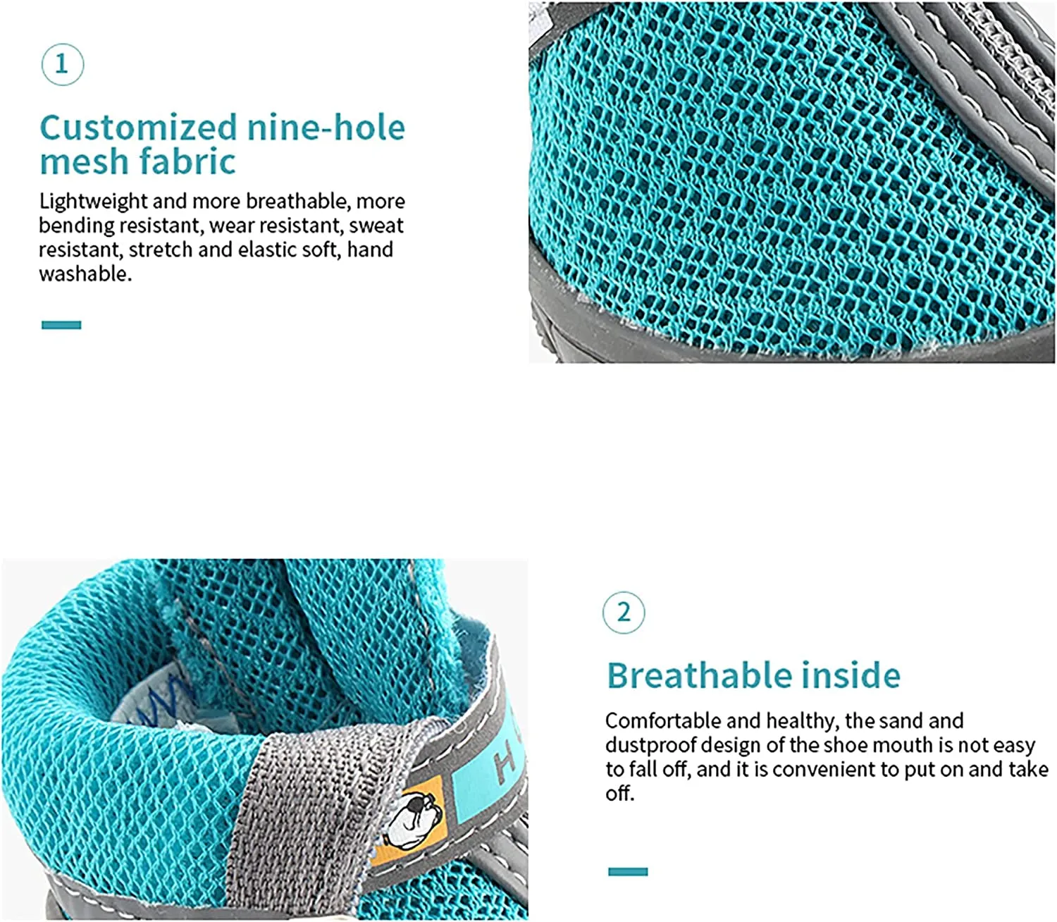 Breathable Dog Hiking Booties