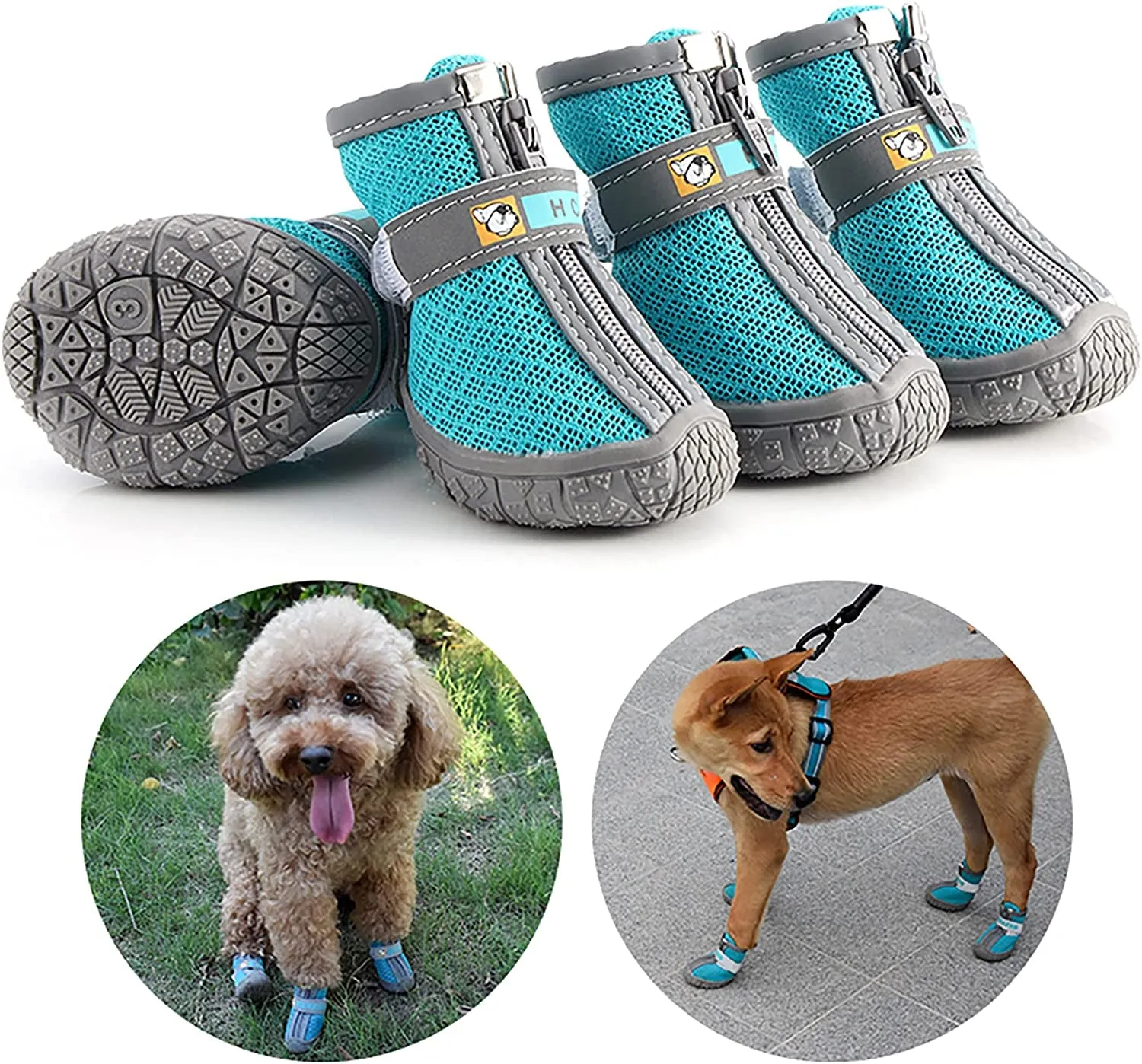 Breathable Dog Hiking Booties