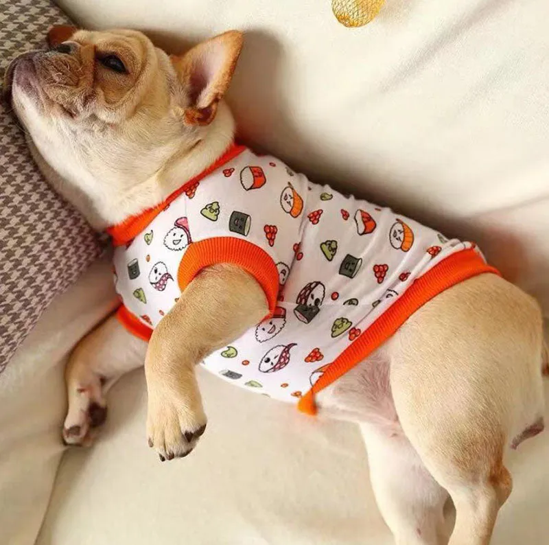 Bull dog Corgi spring and summer pet clothes