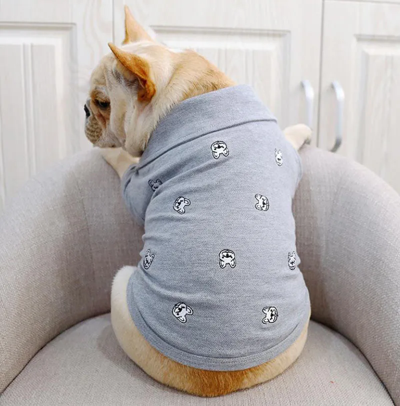 Bull dog Corgi spring and summer pet clothes