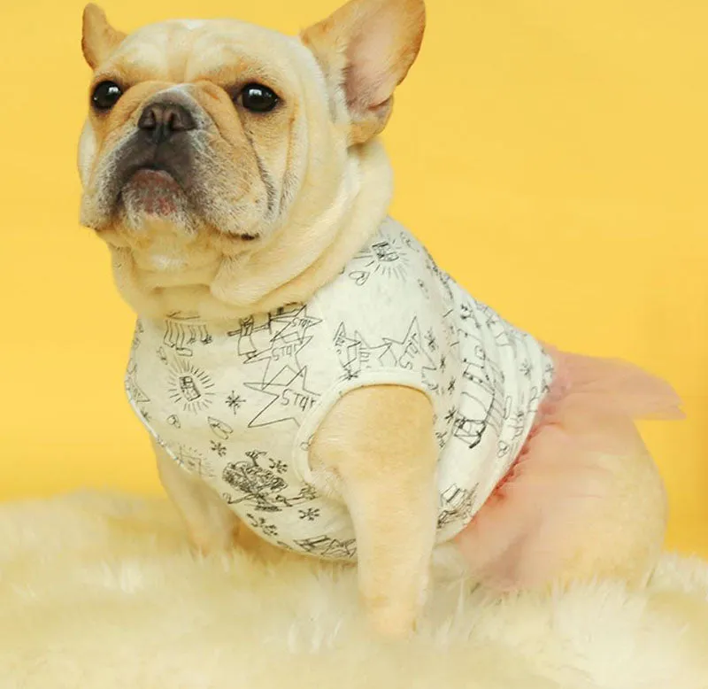 Bull dog Corgi spring and summer pet clothes