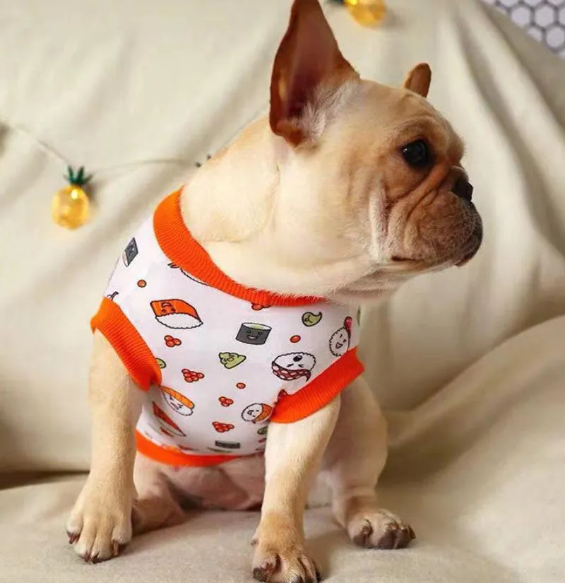 Bull dog Corgi spring and summer pet clothes