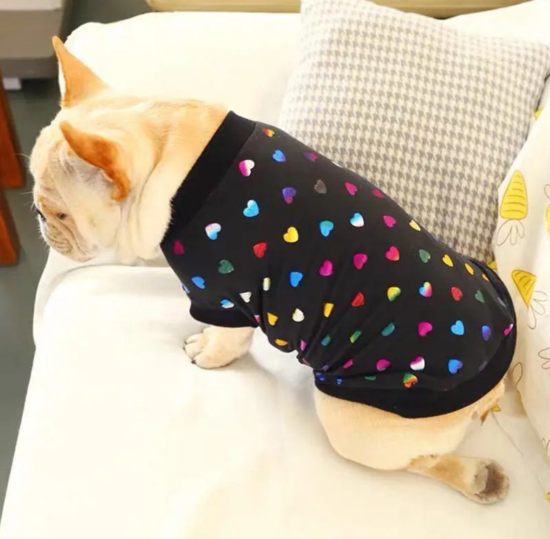 Bull dog Corgi spring and summer pet clothes