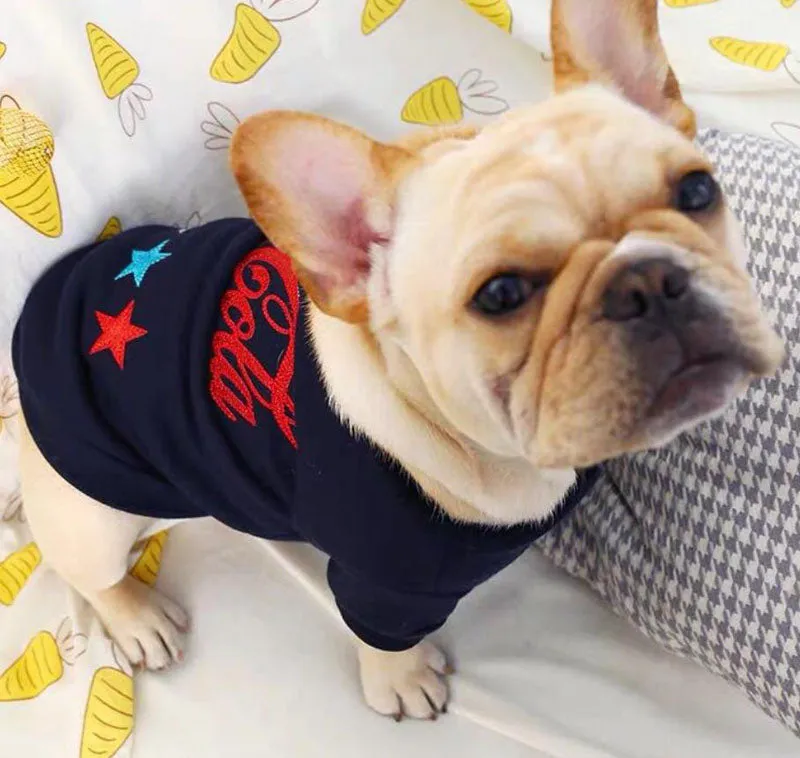 Bull dog Corgi spring and summer pet clothes