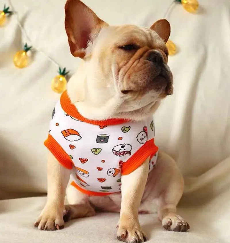 Bull dog Corgi spring and summer pet clothes