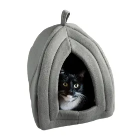 Cat House Bed with Removable Foam Cushion