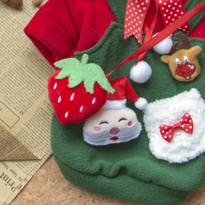 Christmas Fleece Sweatshirt Pet Suit