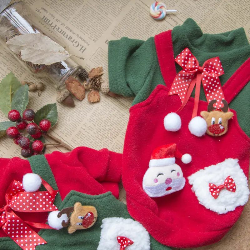 Christmas Fleece Sweatshirt Pet Suit