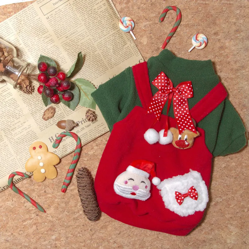 Christmas Fleece Sweatshirt Pet Suit