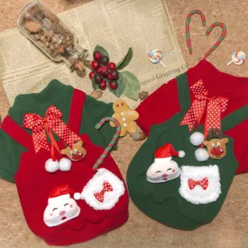 Christmas Fleece Sweatshirt Pet Suit
