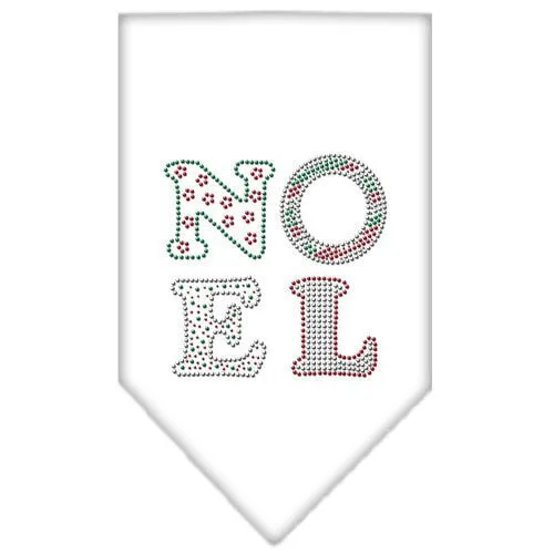 Christmas Pet and Dog Bandana Rhinestone, "Noel"