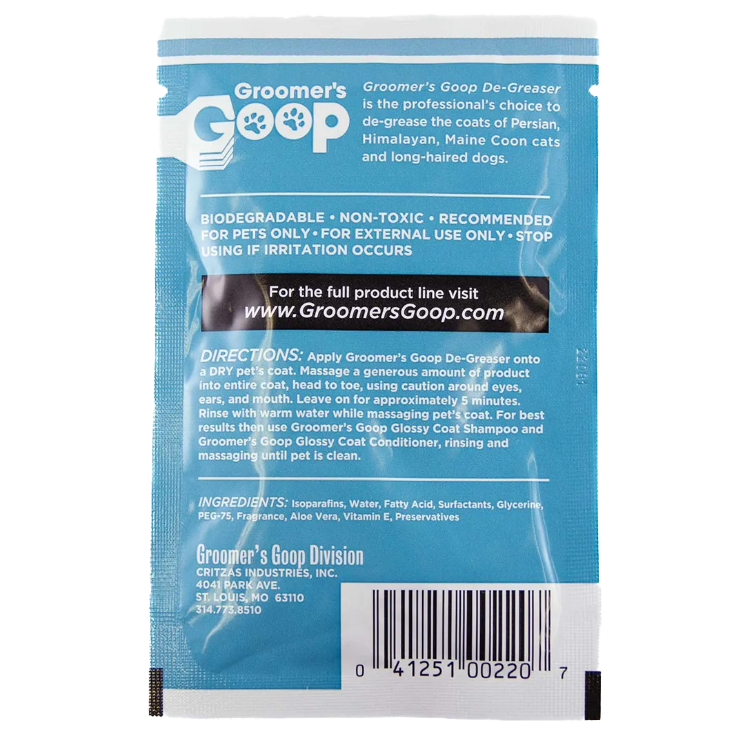 Creme Degreaser For Oily Coats 1oz by Groomer's Goop