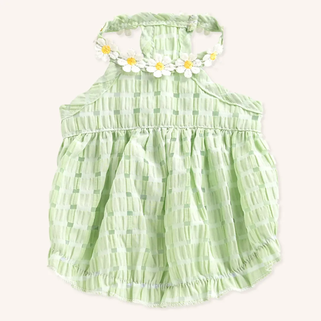 Daisy Halter Neck Pet Dress