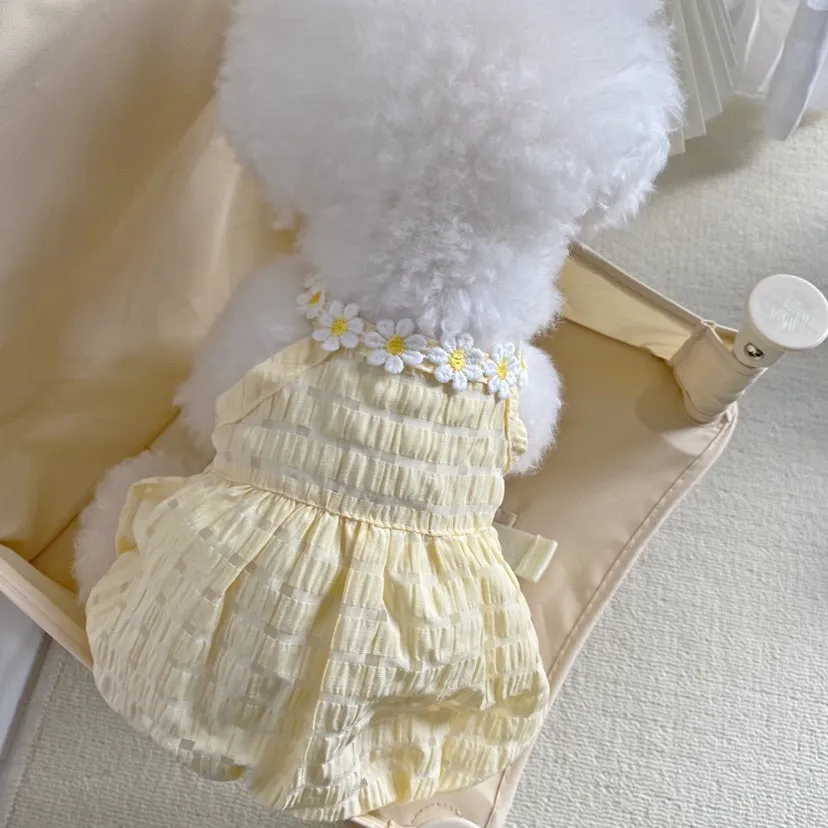 Daisy Halter Neck Pet Dress