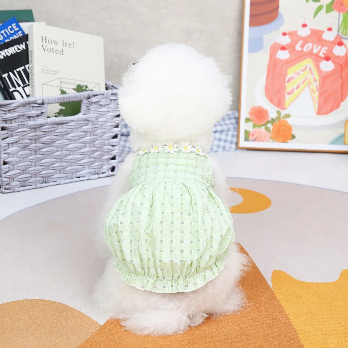 Daisy Halter Neck Pet Dress