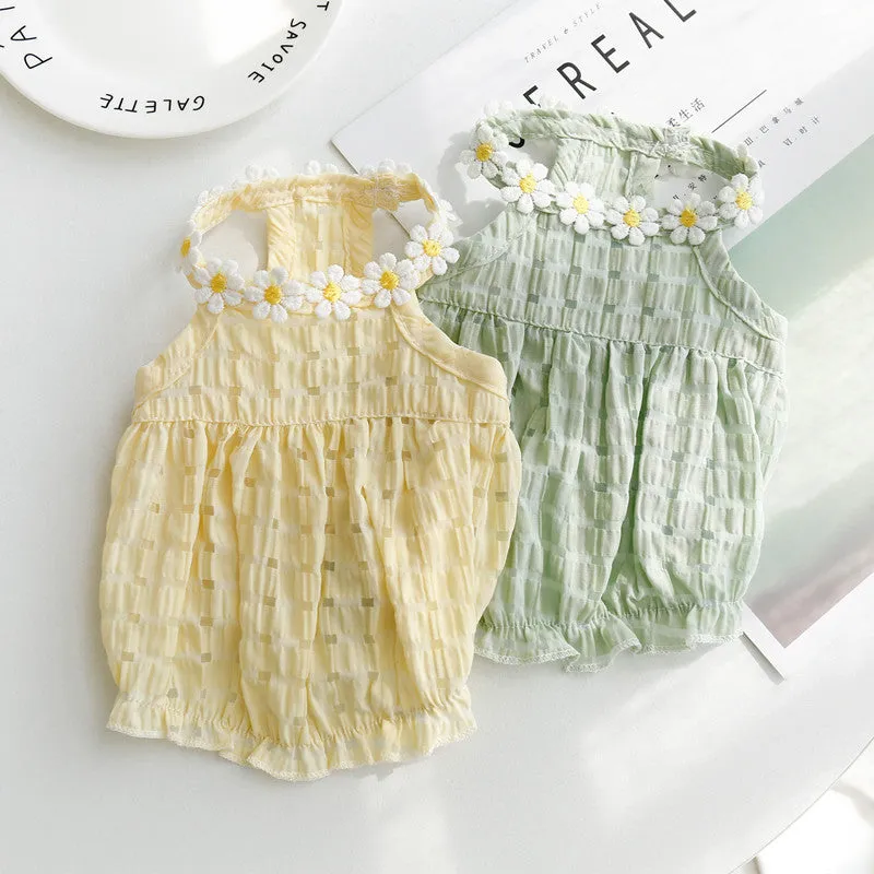 Daisy Halter Neck Pet Dress