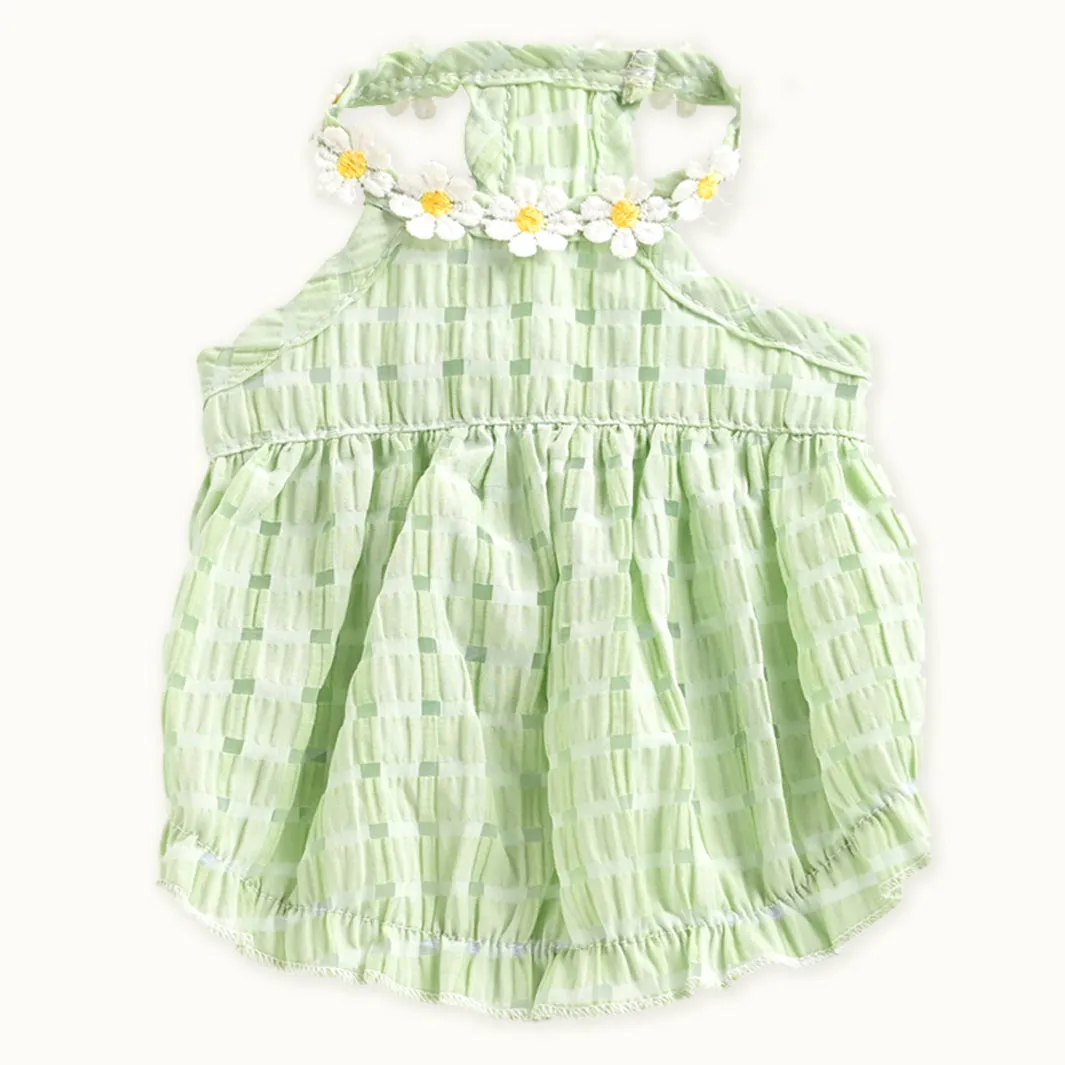 Daisy Halter Neck Pet Dress