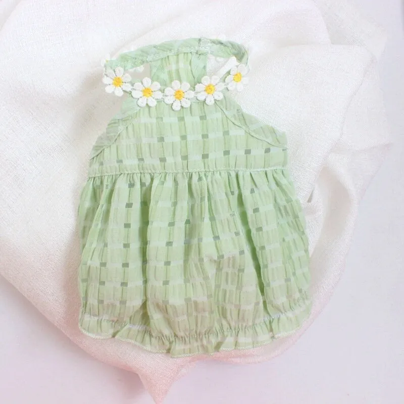 Daisy Halter Neck Pet Dress