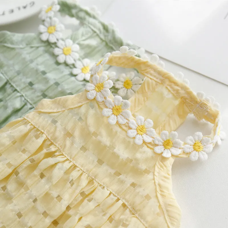 Daisy Halter Neck Pet Dress