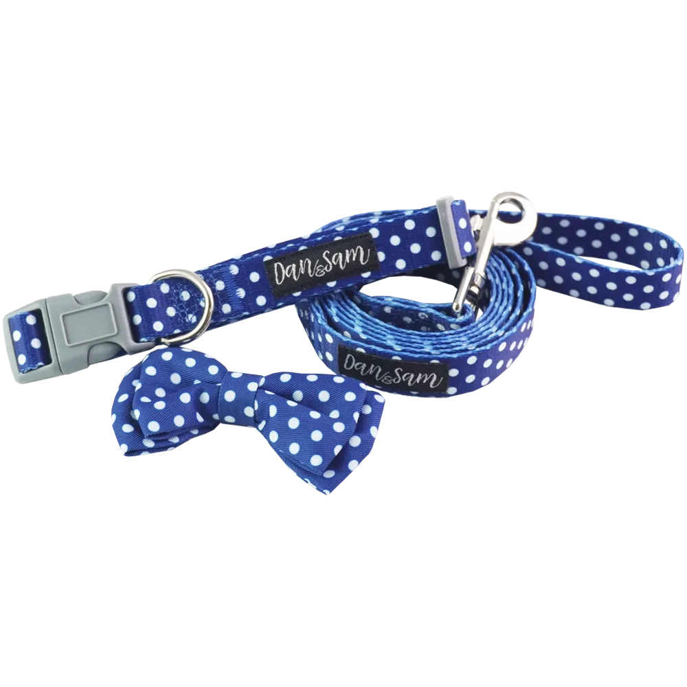 Dan & Sam - Dog Bowtie Set (Navy Dream)