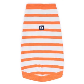Dear Pet Stripes Pullover for Dogs (Cream & Orange)