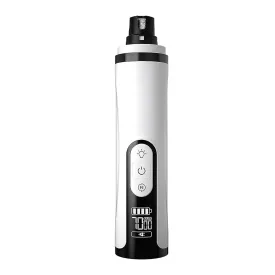 Dog Nail Grinder, 3-Speed LED Light-Small Medium and Large Cat and Dog Nail Trimmers Super Quiet, Rechargeable Pet Painless Nail Grinder