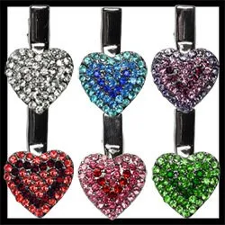 Dog, Puppy & Pet Clip On Grooming Accessory, "Heart Clip" (Available in 6 different colors!)