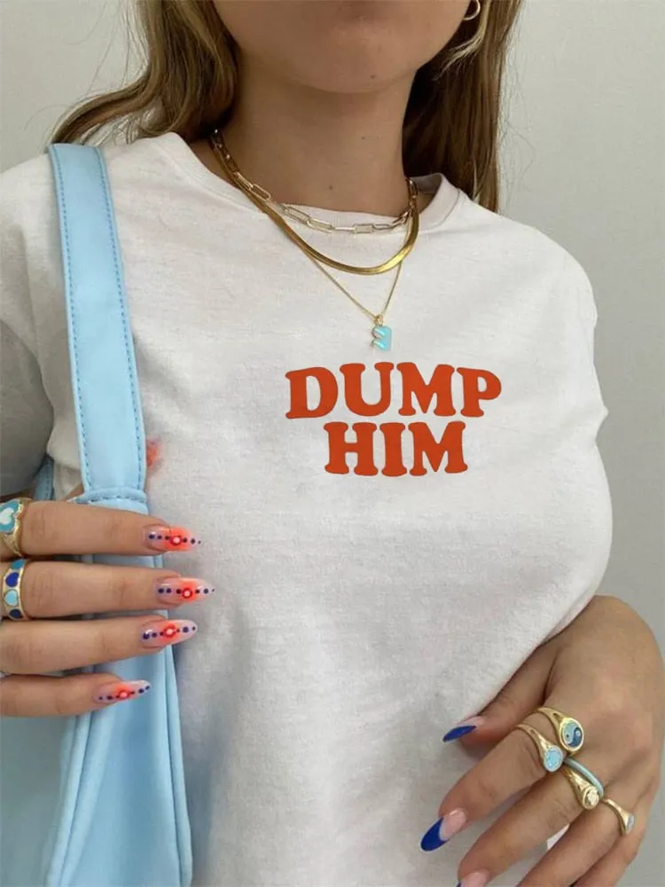 Dump Him Crop Top