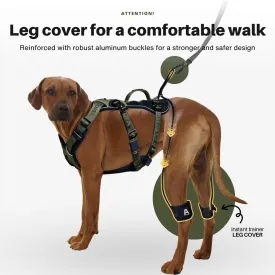 Easy Walk No Pull Dog Harness for Large Dogs, Heavy Duty Tactical Dog Harness with Handle, Easy Control and Training Better Leash Manners (Midnight Purple, Large)