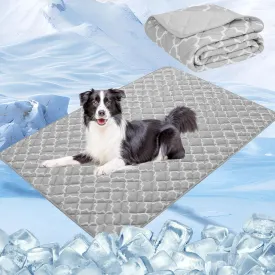 EXPAWLORER Dog Cooling Blanket - Washable Dog Cool Throw Blanket,Soft Lightweight Cooling Mat for Bed Cover, Extra Large Summer Soft Pet Pad for Large Dogs Puppy Cat