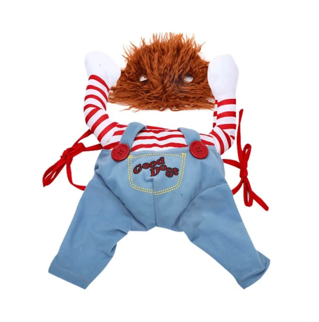 Halloween Chucky- styled Dog Costume