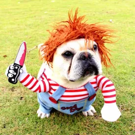 Halloween Chucky- styled Dog Costume