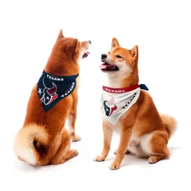 Houston Texans Home and Away Pet Bandana Set