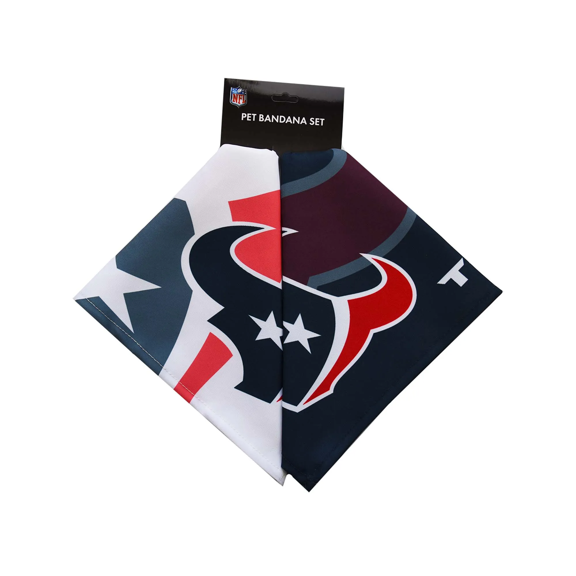 Houston Texans Home and Away Pet Bandana Set