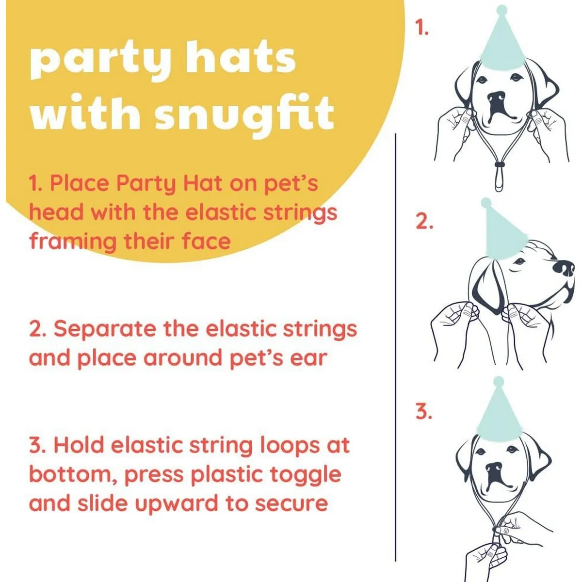 Huxley & Kent Party Hat Happy Barkday Large Purple