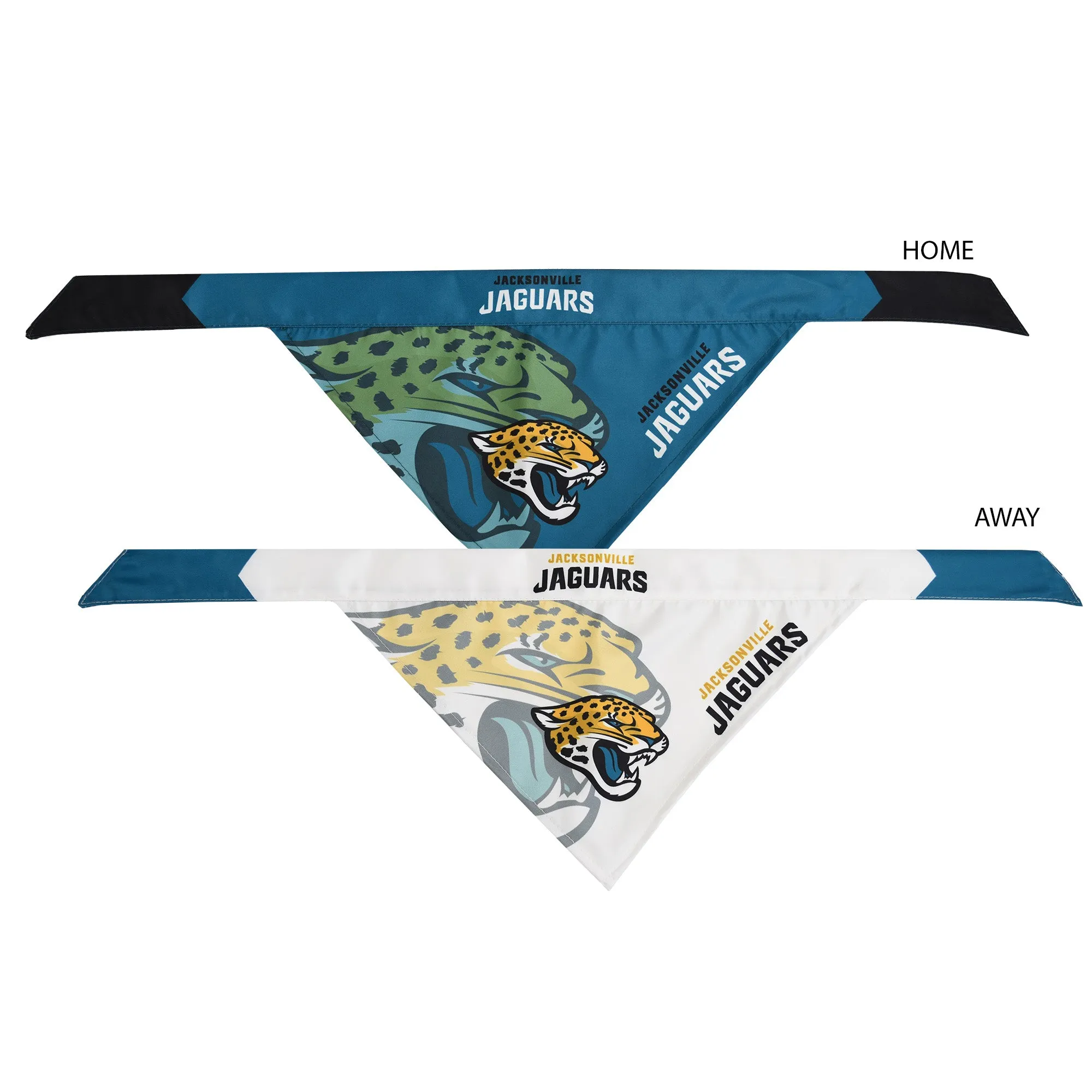 Jacksonville Jaguars Home and Away Pet Bandana Set