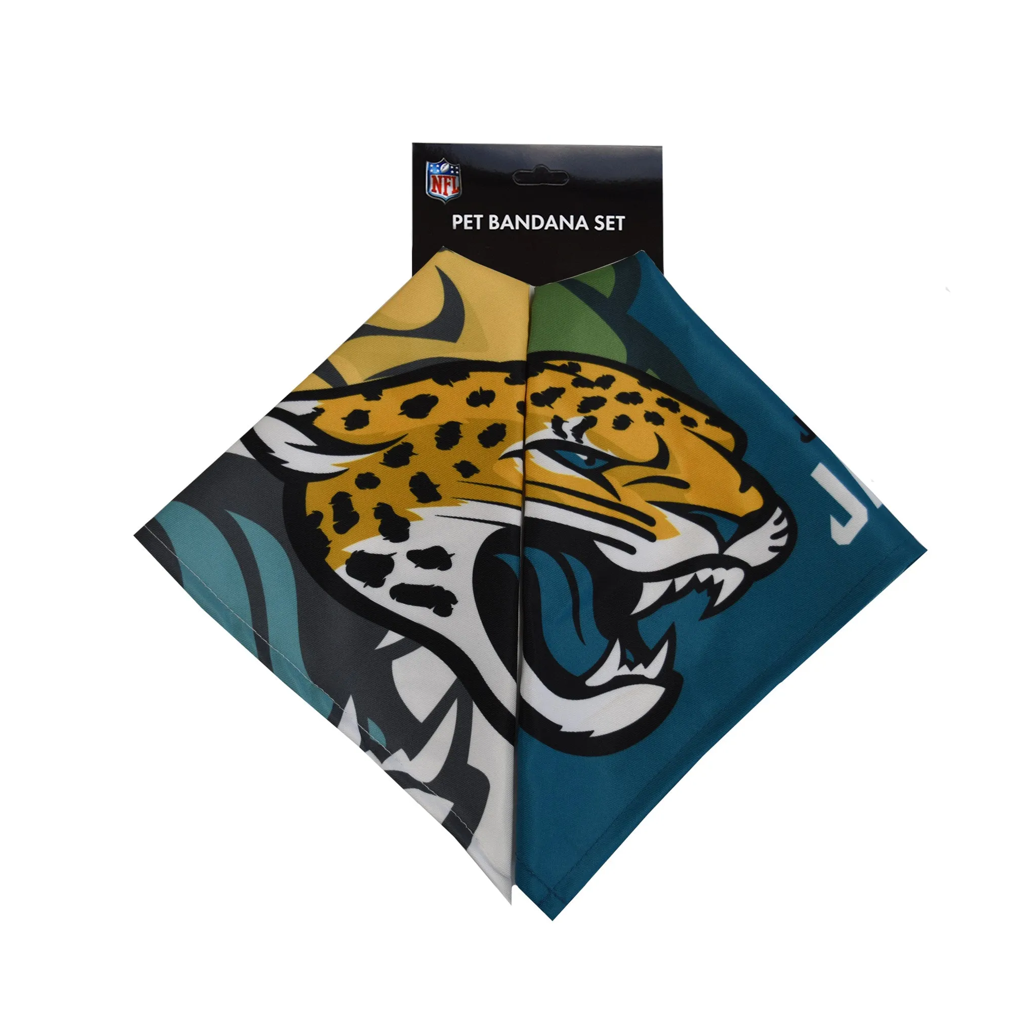 Jacksonville Jaguars Home and Away Pet Bandana Set
