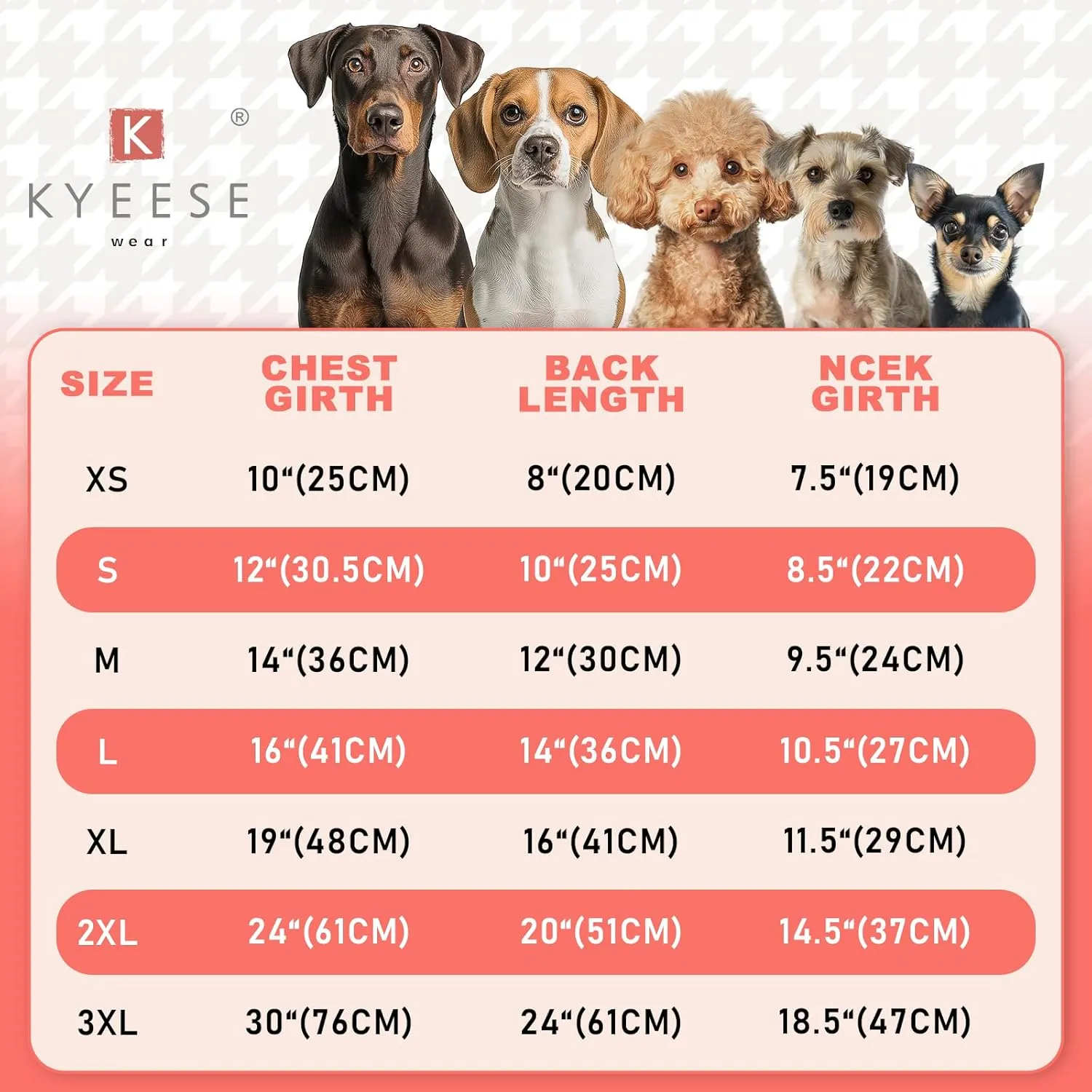 KYEESE Dog Pajamas Christmas Pet Pjs Dog Clothes for Small Dogs Snowflake Holiday Pet Sweater Dogs Onesie Cat Pajamas Pets Christmas Outfit