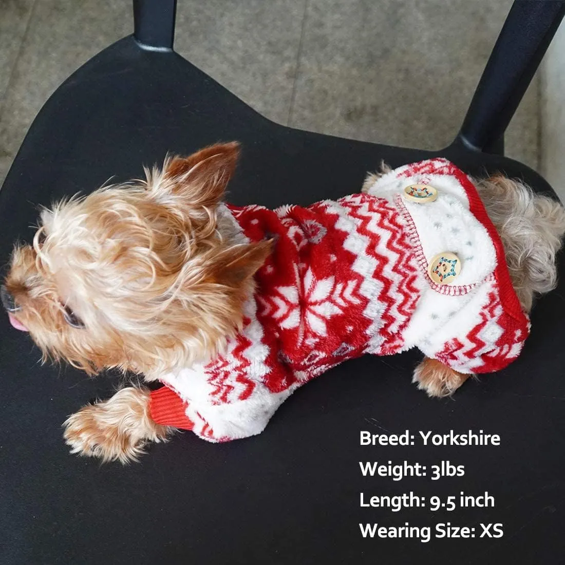 KYEESE Dog Pajamas Christmas Pet Pjs Dog Clothes for Small Dogs Snowflake Holiday Pet Sweater Dogs Onesie Cat Pajamas Pets Christmas Outfit
