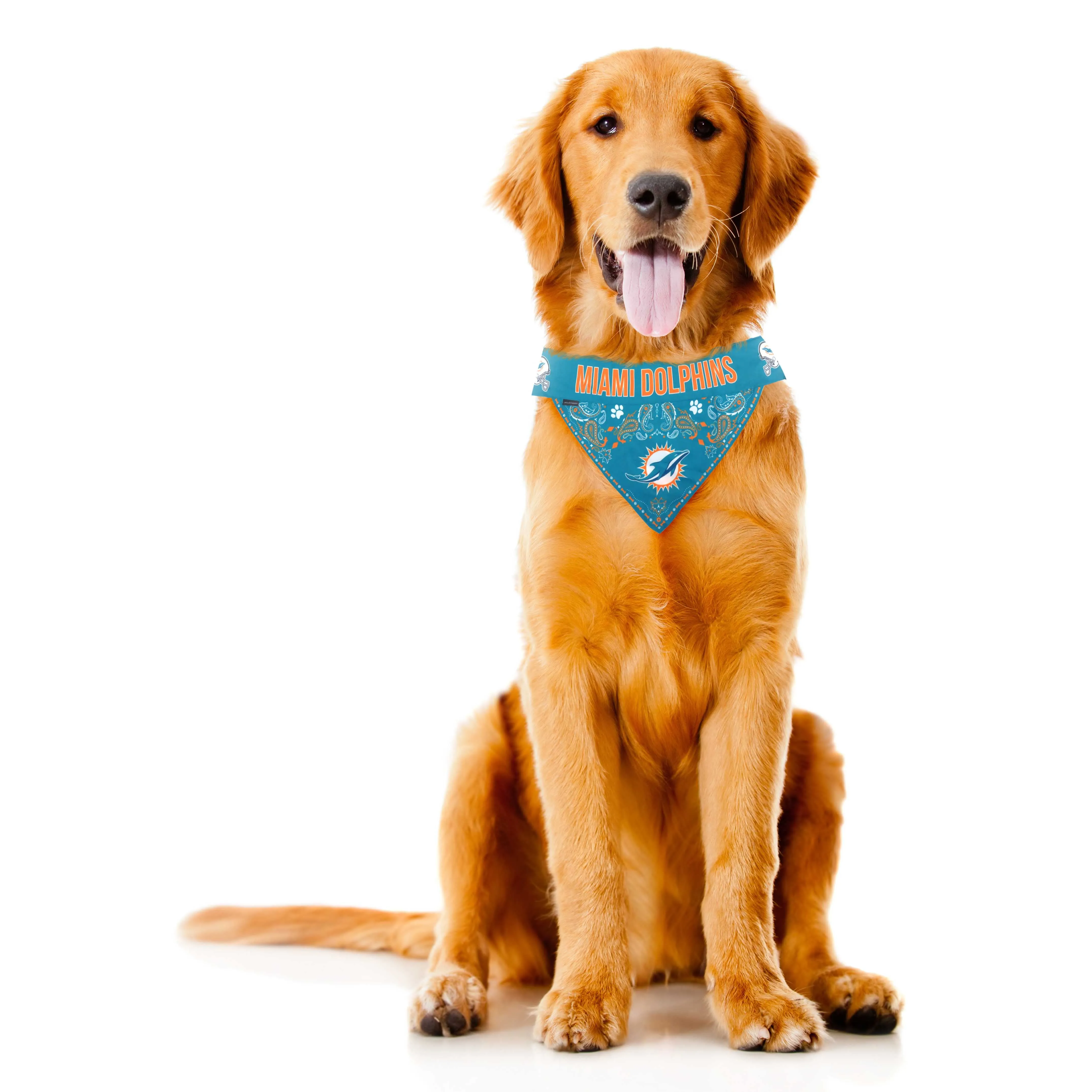 Miami Dolphins Pet Bandana