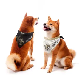 New Orleans Saints Home and Away Pet Bandana Set
