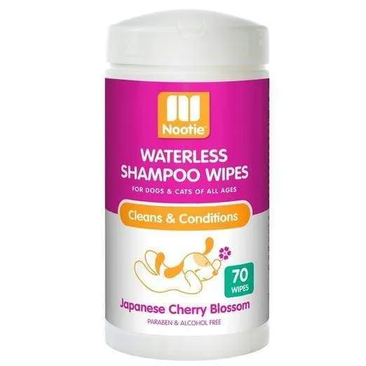 Nootie Waterless Shampoo Cat & Dog Wipes (3 Fragrances) 70ct