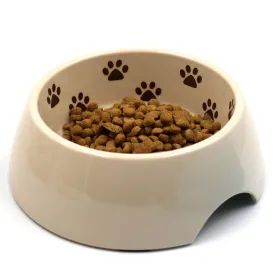 Paw Print Dog Food Bowl - Non-toxic - Anti-slip